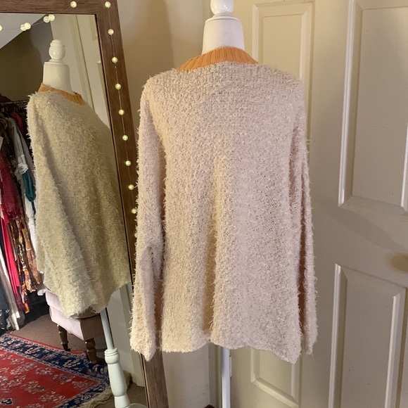 Free People Fuzzy Crewneck Tunic Sweater - Picture 8 of 13